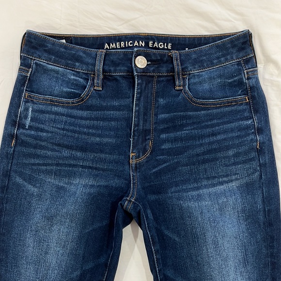 American Eagle Hi-Rise Jegging - Dark Wash - Picture 1 of 8